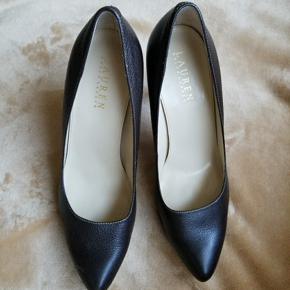 Ralph Lauren dark brown heels - Picture 2 of 3